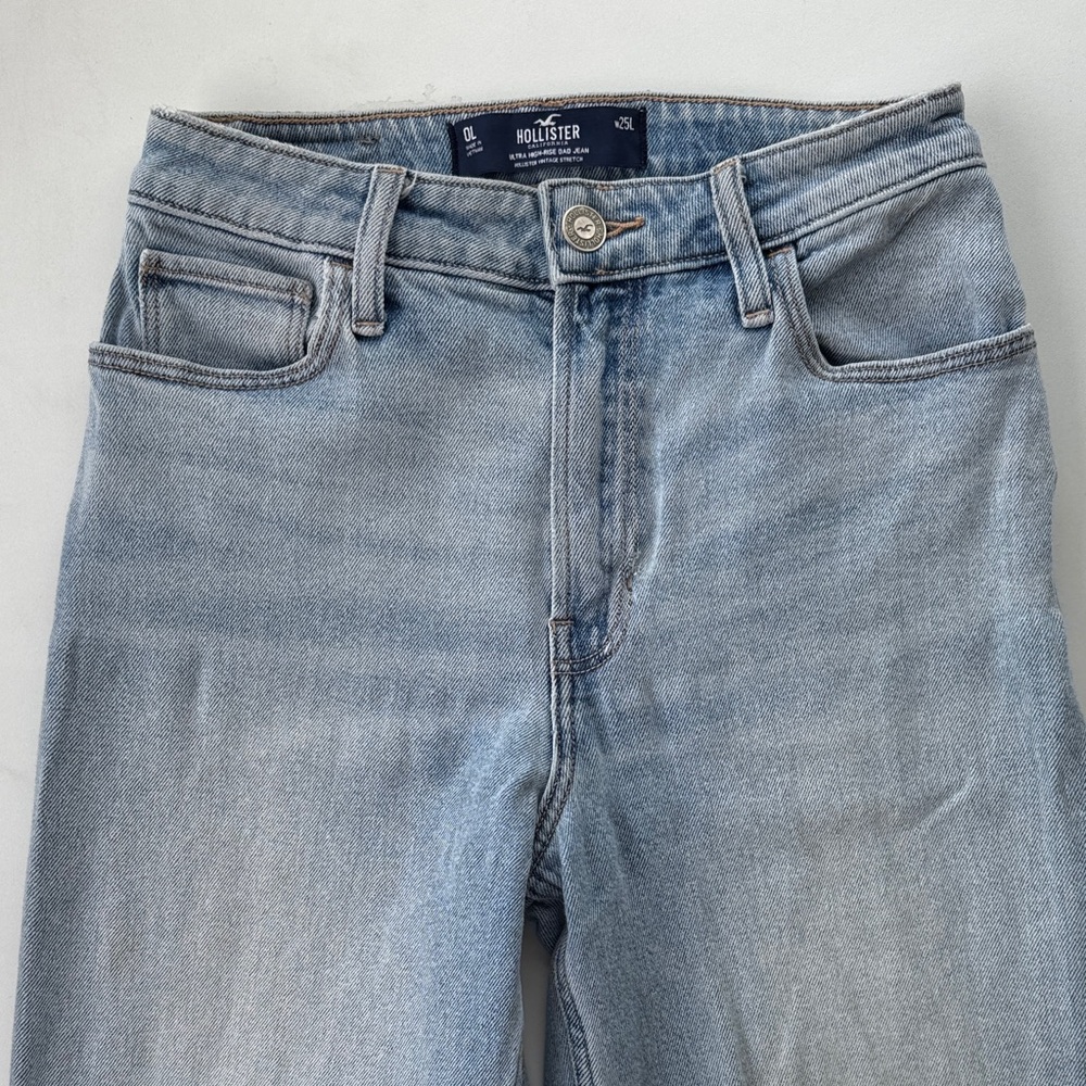 Hollister Light Blue Straight Jeans - Picture 3 of 6